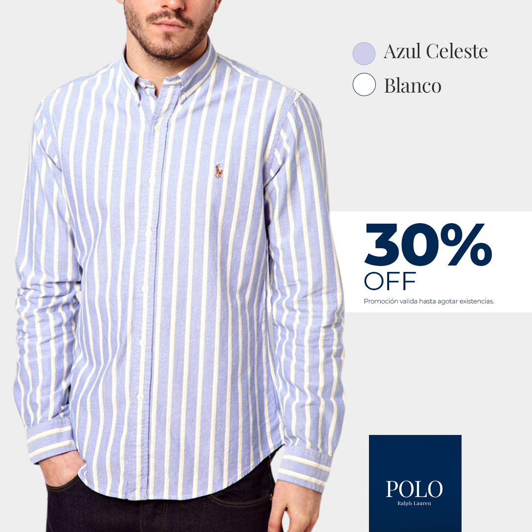 Camisa Oxford Custom Fit - Polo
